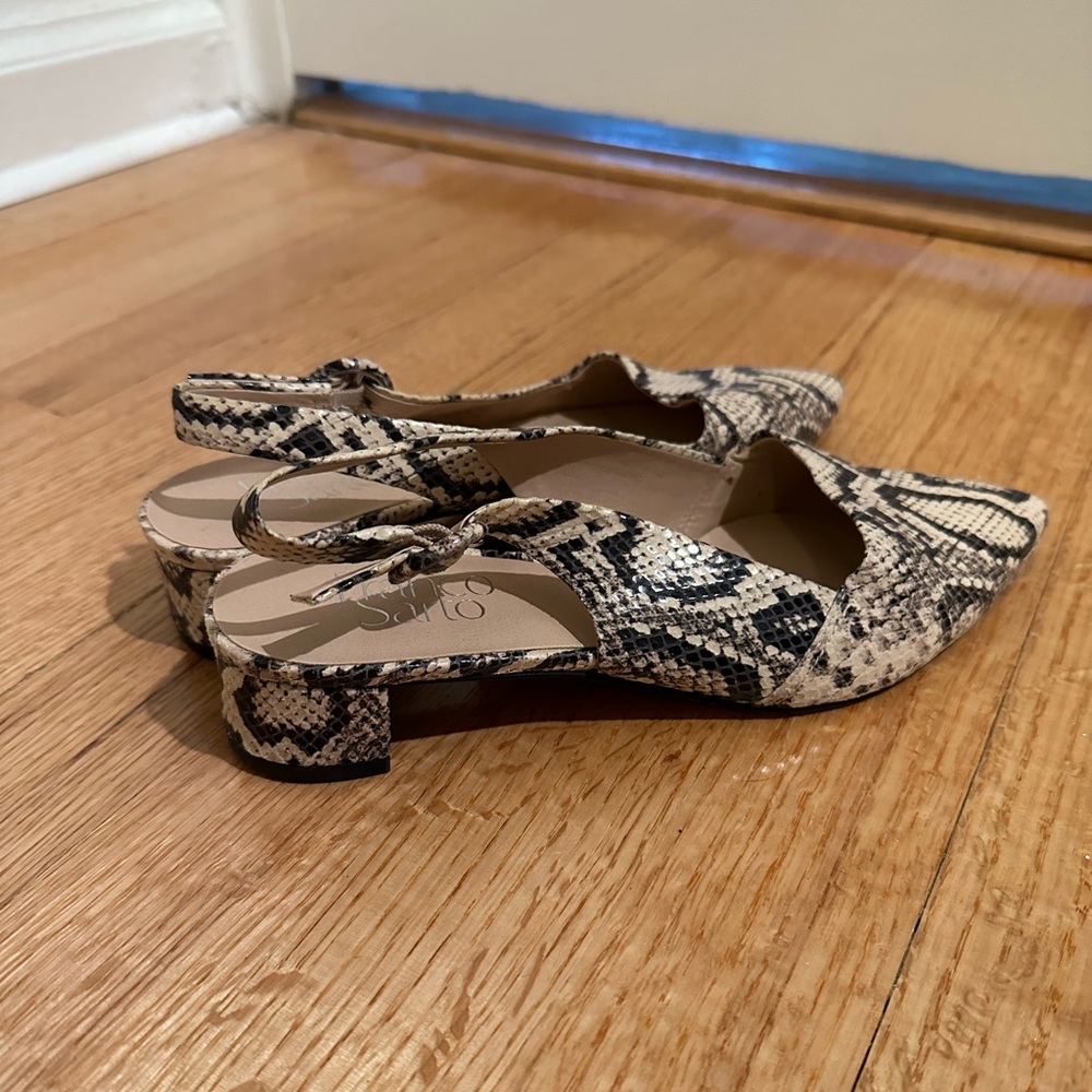 Franco Sarto Vickie Slingback Kitten Heels Size 6